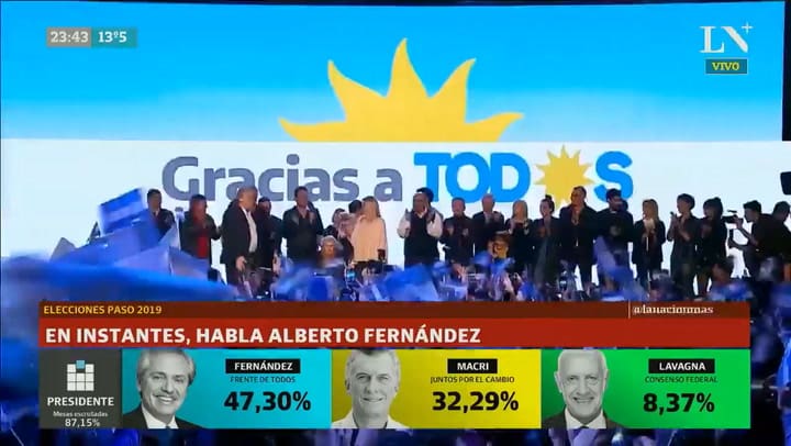 Alberto Fernández: 'Empezamos a construir otra historia'