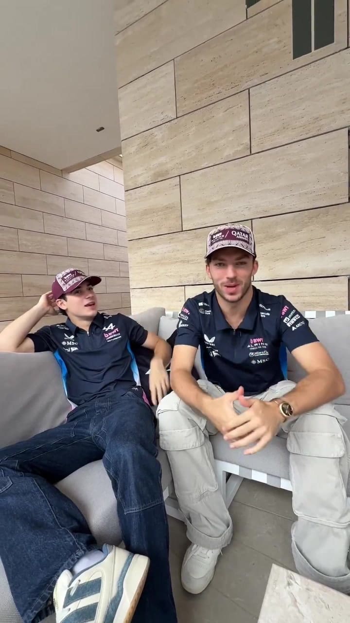 Franco Colapinto y Pierre Gasly recordaron la final de la Copa del Mundo 2022
