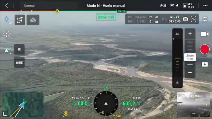 Del aire al río: drones detectaron cocaína y miles de cigarrillos en jangadas en Salta