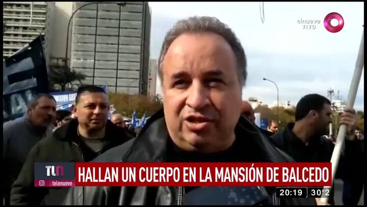 Hallan un cuerpo en la mansión de Balcedo - Fuente: Canal 9