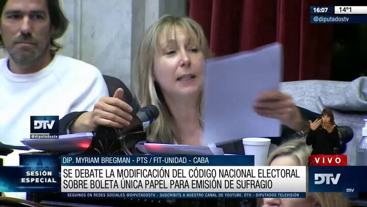 $41.000.000 en lupas'. El curioso argumento de una diputada de izquierda para rechazar la boleta ún