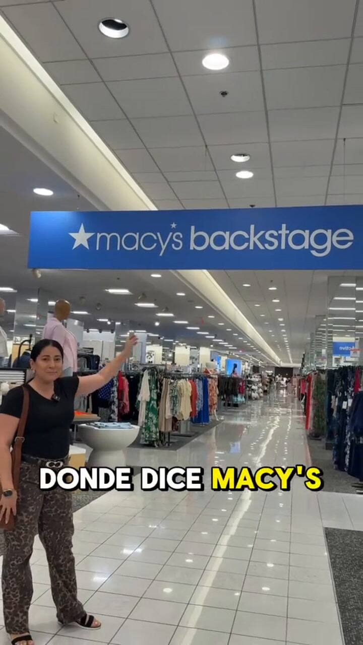 El área secreta de Macy's donde hay ropa por menos de US$2