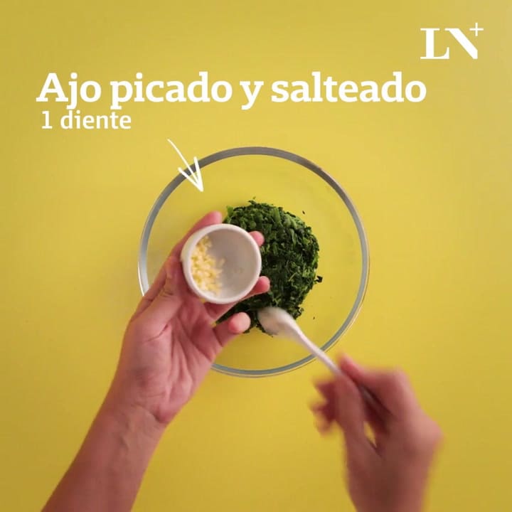 Receta para la picada: dip de espinaca