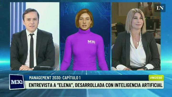 M30 el inició y el intercambio de las primeras palabras con Elena