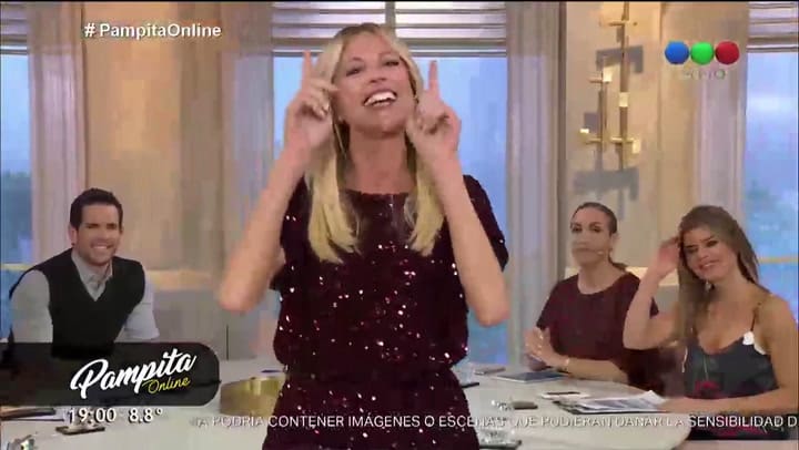 Así fue el segundo programa de Pampita Online, con la conducción de Claudia Fontán - Fuente: Telefé