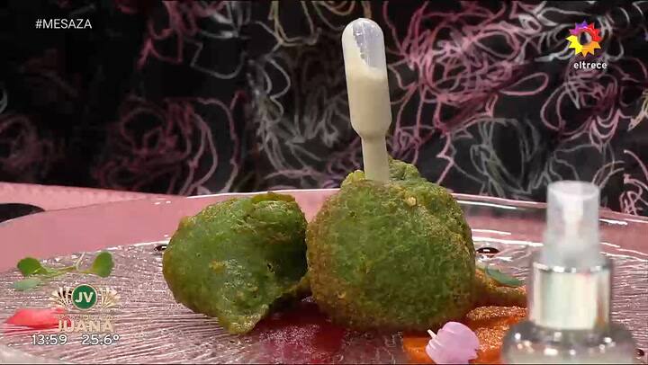 El exotico menu que Jimena Monteverde presento en el Almorzando