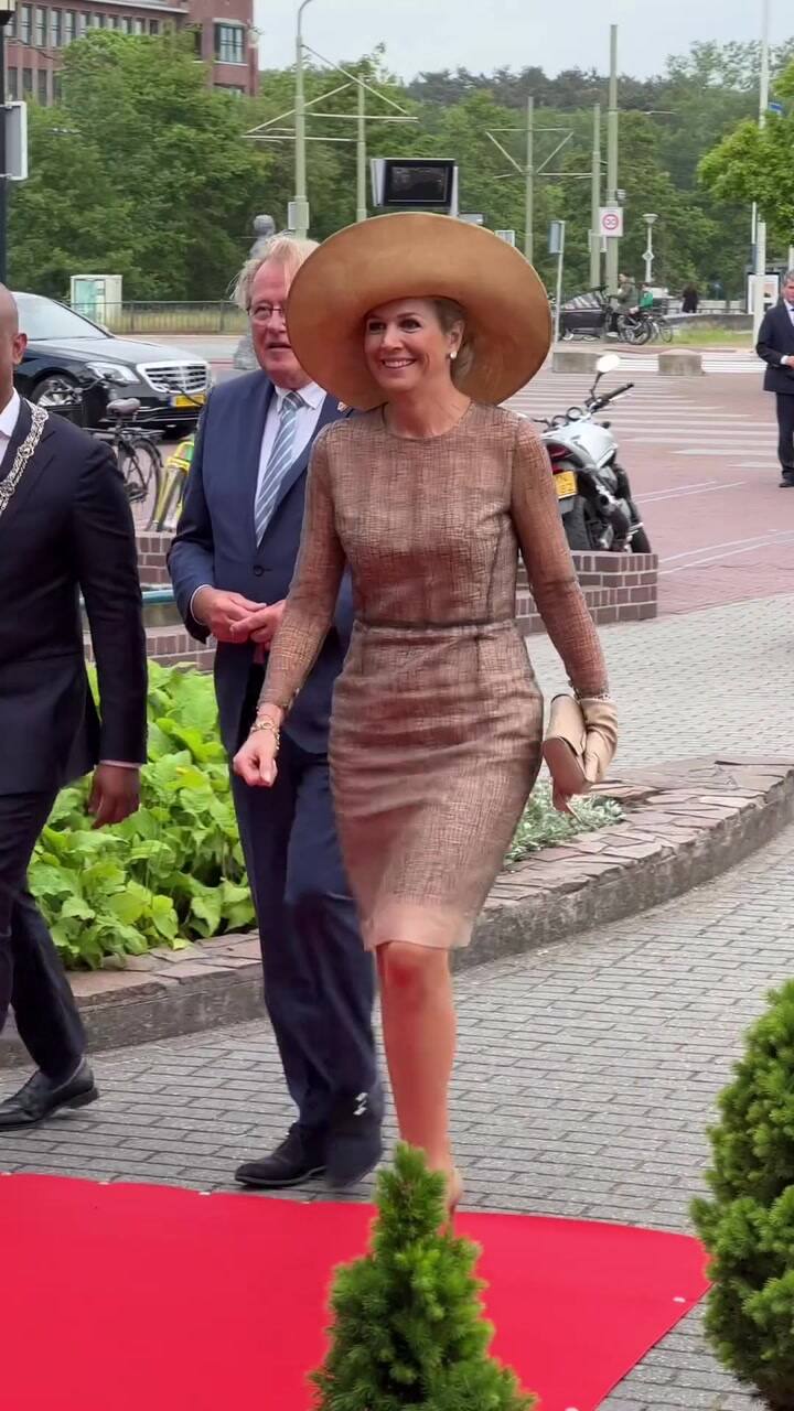 El espectacular look de la reina Máxima