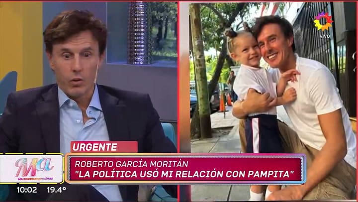 Roberto García Moritán habló de Pampita