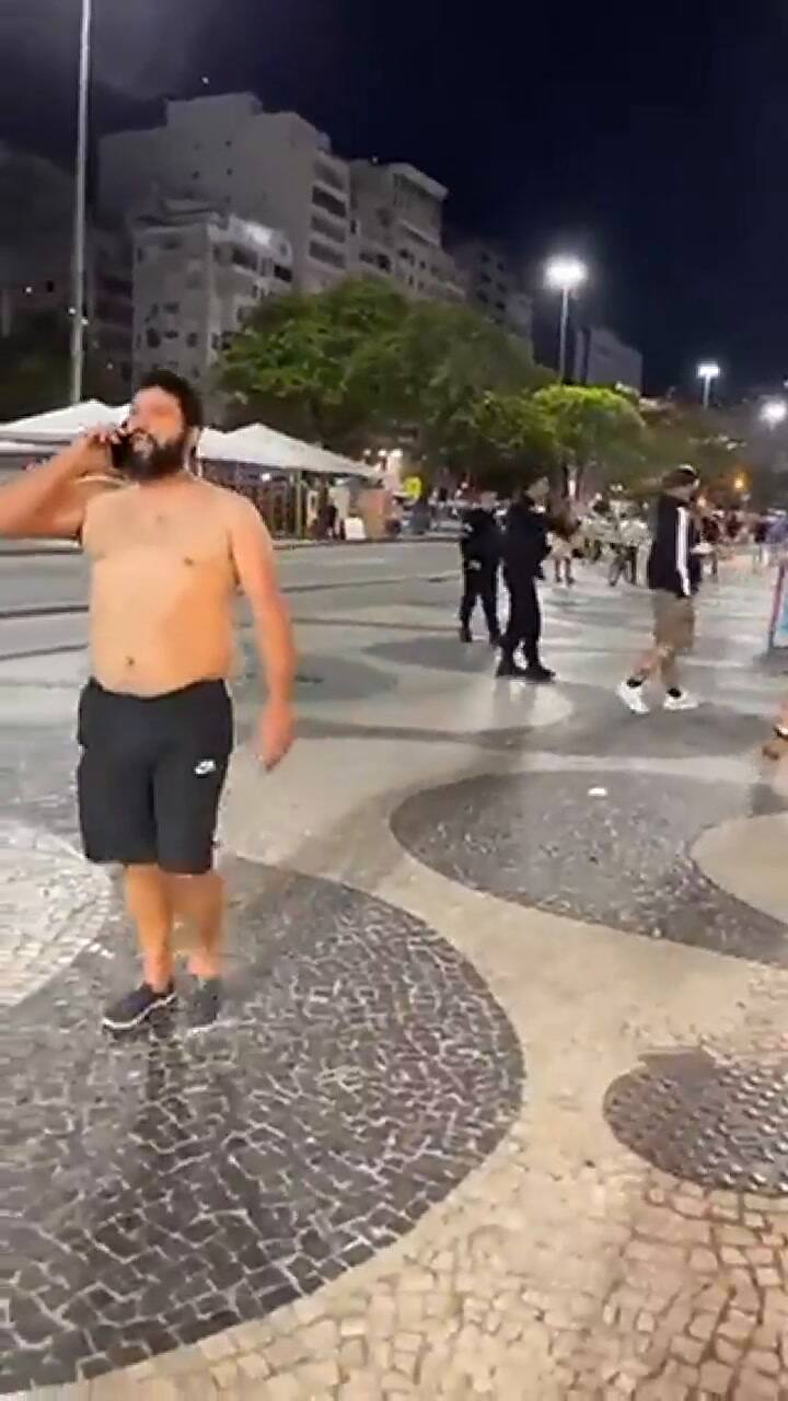 La Policía de Río de Janeiro le apuntó con armas de fuego y le pegó con palos a hinchas de Olimpia