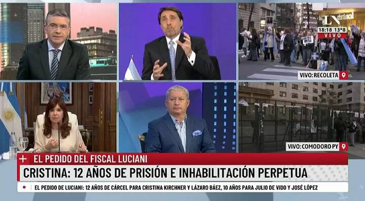 Feinmann y Rossi hablaron sobre el pedido del fiscal Luciani