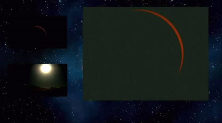 El momento de eclipse total - Fuente: Gobierno de San Juan