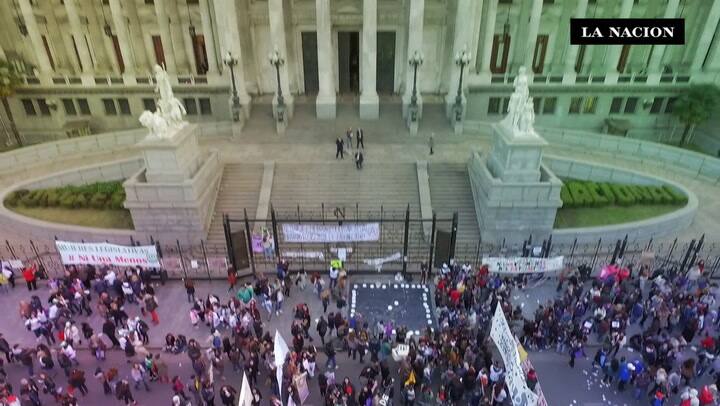 Testimonios en la marcha de Ni una menos