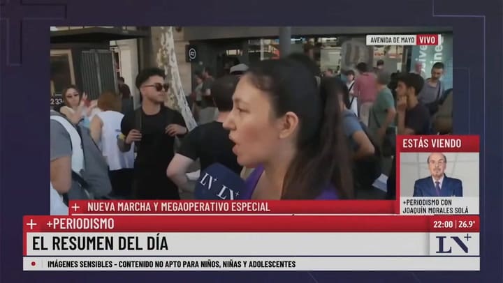 Joaquín Morales Solá: “Detrás de un reclamo auténtico están los políticos”