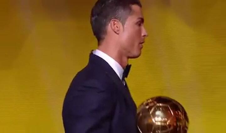 El grito de Cristiano en el Balón de Oro 2014