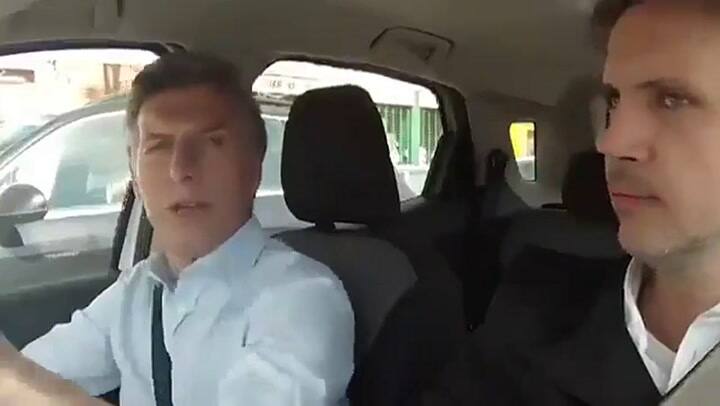 El video con críticas de Macri a Pichetto - Crédito: Bótelos, Telefé Rosario