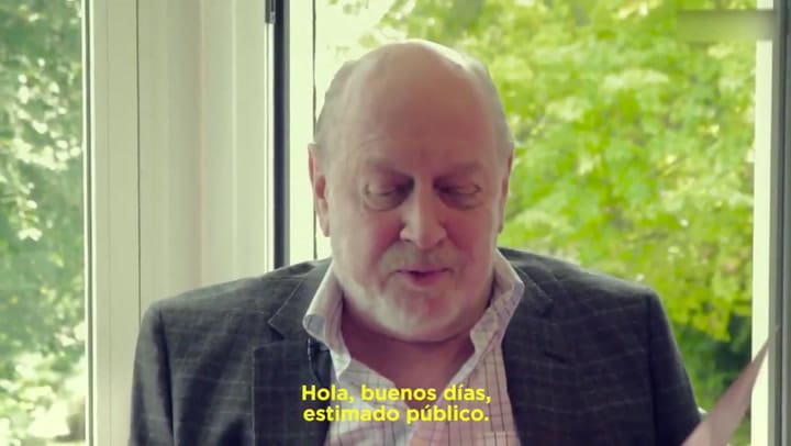 Marcos Mundstock participó del Congreso de la Lengua de manera virtual - Fuente: YouTube