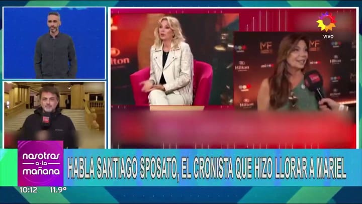 Santiago Sposato habló en vivo con Mariel Di Lenarda