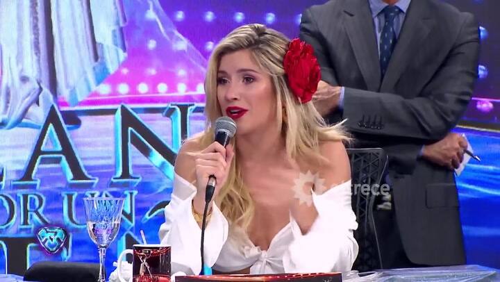 La emoción de Laurita Fernández - Fuente: Eltrece