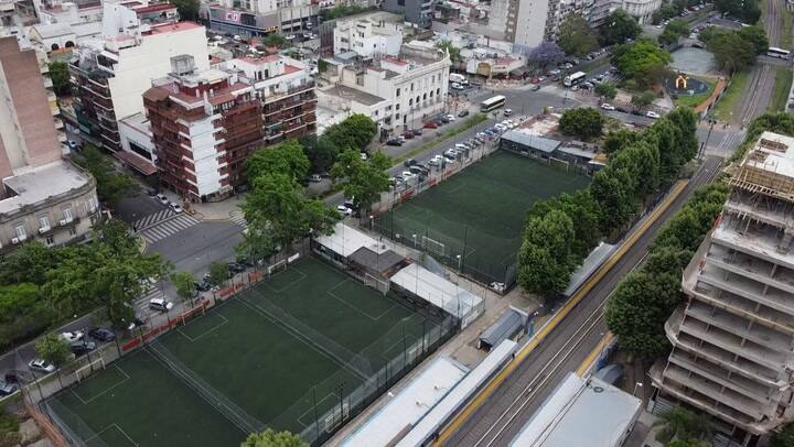 Las canchas de fútbol 5 vistas desde arriba