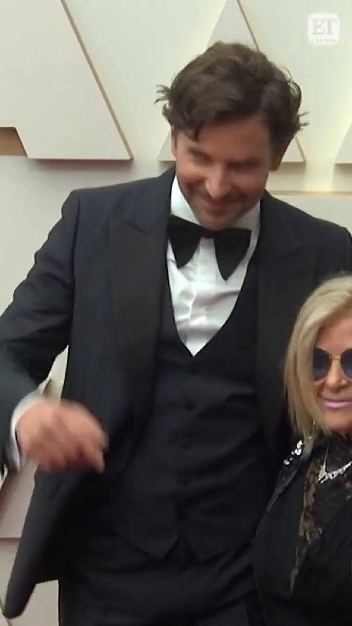 Bradley Cooper asistió a la gala de los Oscar junto a su madre, Gloria Campano
