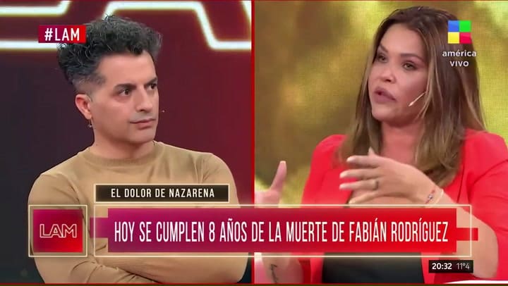 El dolor de Nazarena Vélez a ocho años de la muerte de Fabián Rodríguez