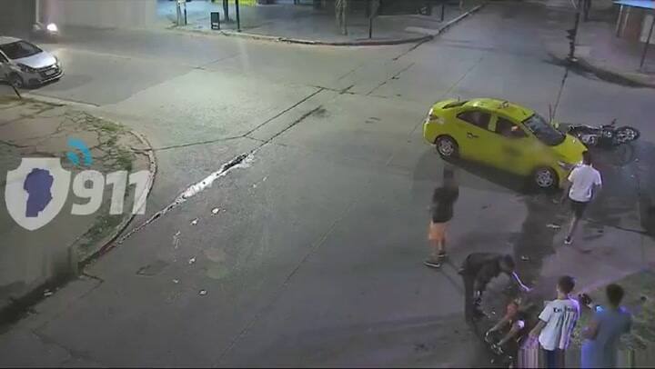 El choque de una moto en Córdoba