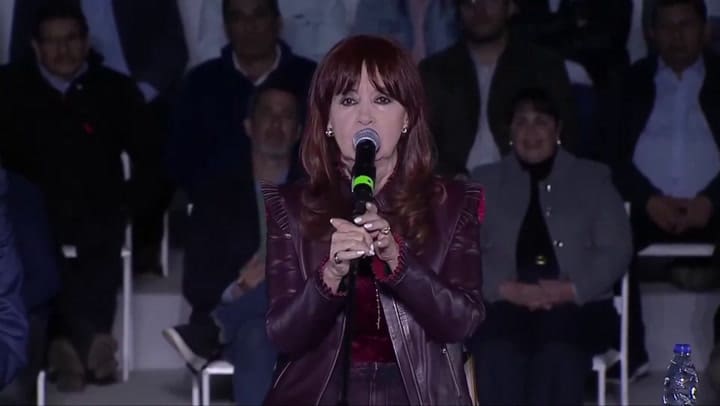 Cristina Kirchner: "Hay que estar atentos a que me metan presa"