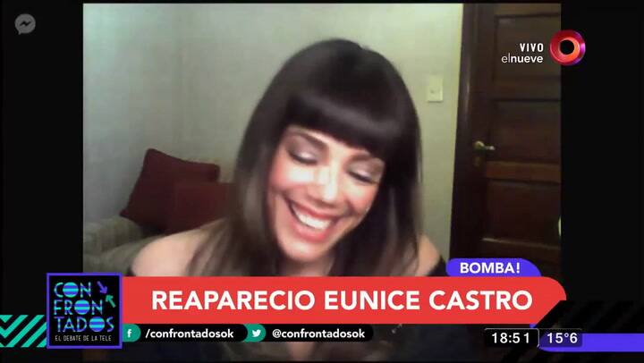 Eunice Castro habló de su cirugía