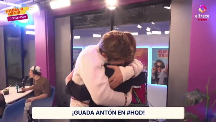 El reencuentro de Gastón Dalmau y Guadalupe Antón (Video: eltreceprende)