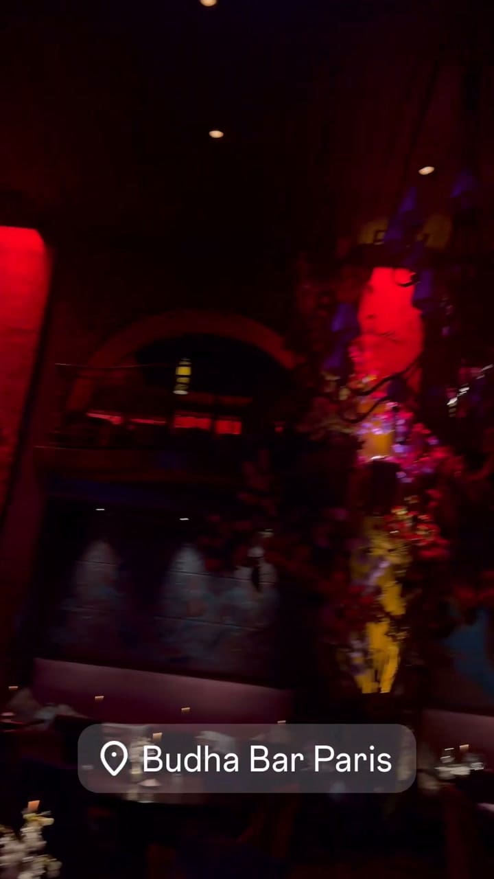 Mandinha Martínez mostró el interior del Buddha Bar en París