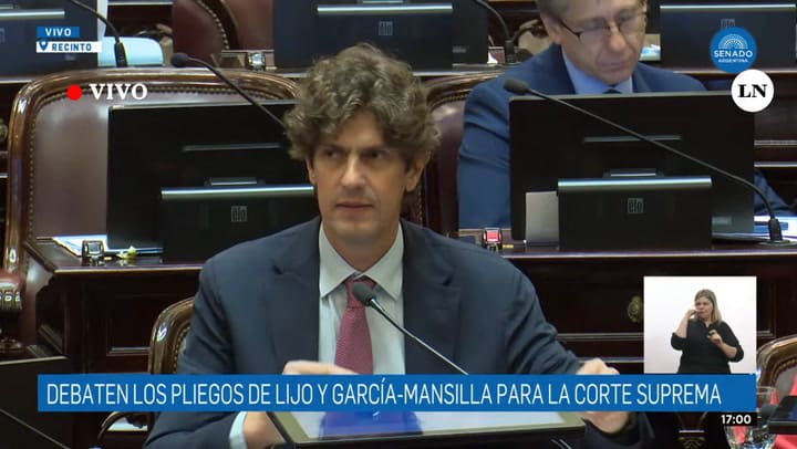 El discurso de Martín Lousteau en el debate del Senado por los pliegos