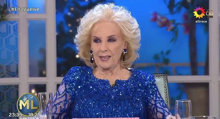 El homenaje de Juanita a Mirtha - Fuente: eltrece