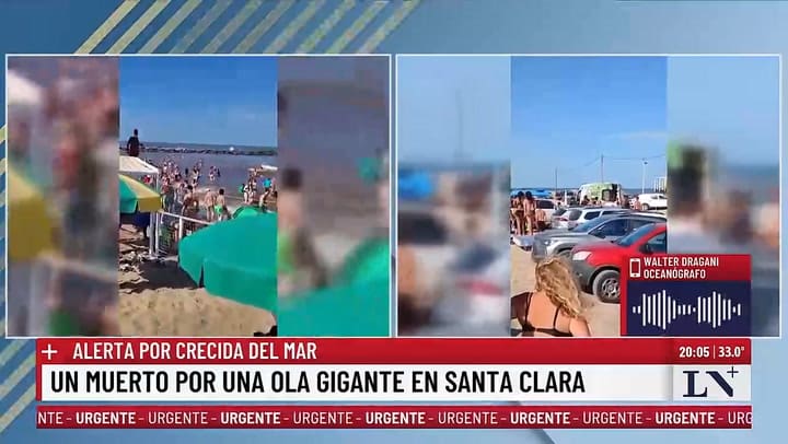 La palabra de Walter Dragani, oceanógrafo bonaerense, sobre lo ocurrido en Santa Clara del Mar