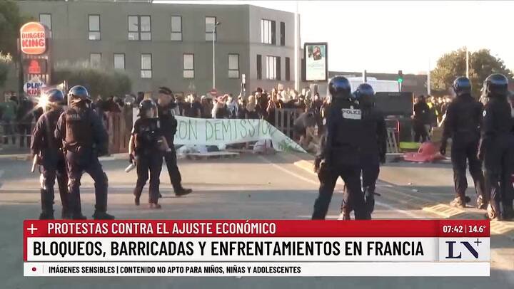 Protestras en Francia