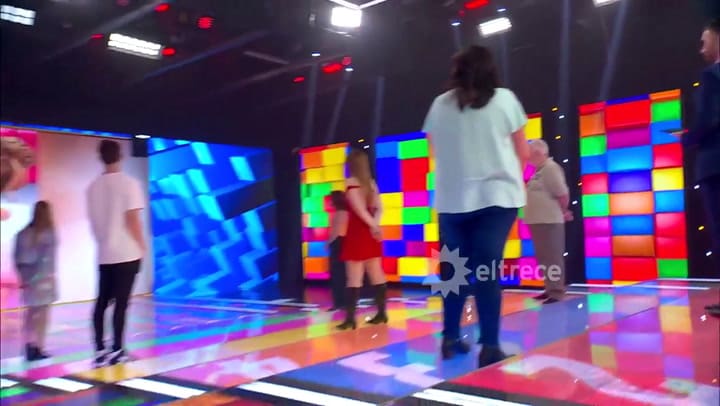 Leandro ganó Los 8 escalones y festejó con su novia (Video: eltrece)