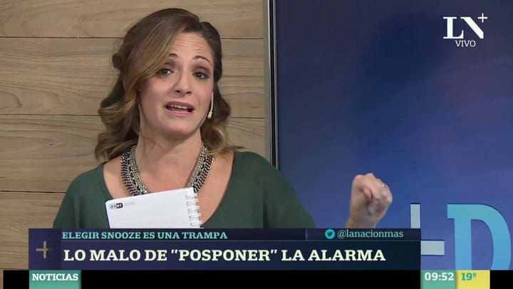 Por qué no conviene 'posponer' la alarma del despertador
