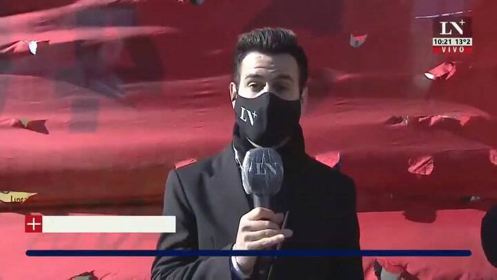 El entredicho de Fernando Carnota con un colectivero que se manifestaba para pedir aumento salarial