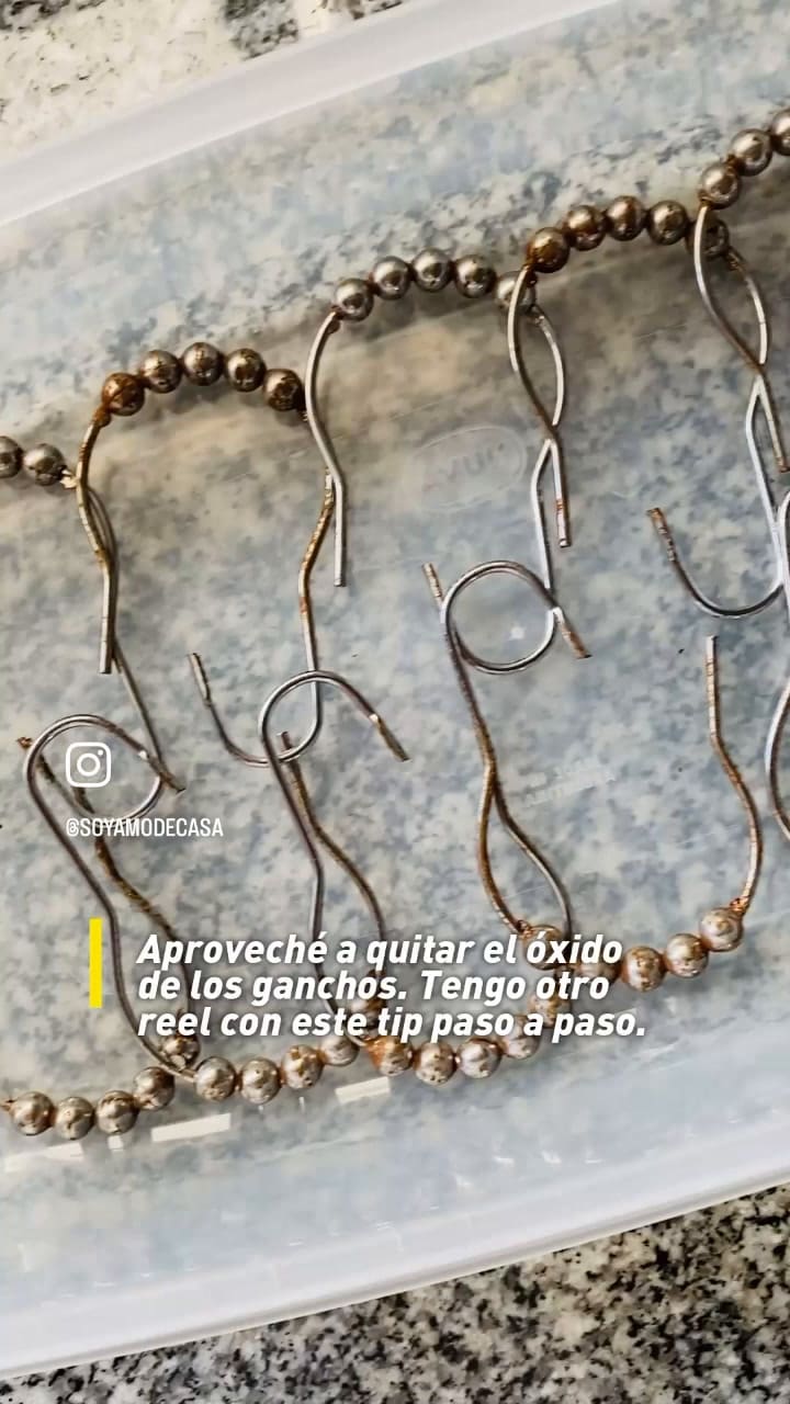 Truco para limpiar la cortina del baño