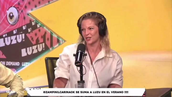 Carina Zampini se suma a Luzu TV