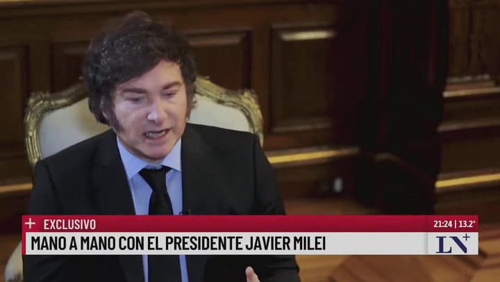 Milei trato de "esbirros" a cuatro periodistas