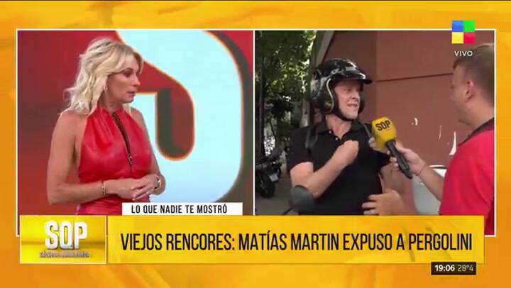 El tenso cruce de Matías Martin con un notero de SQP