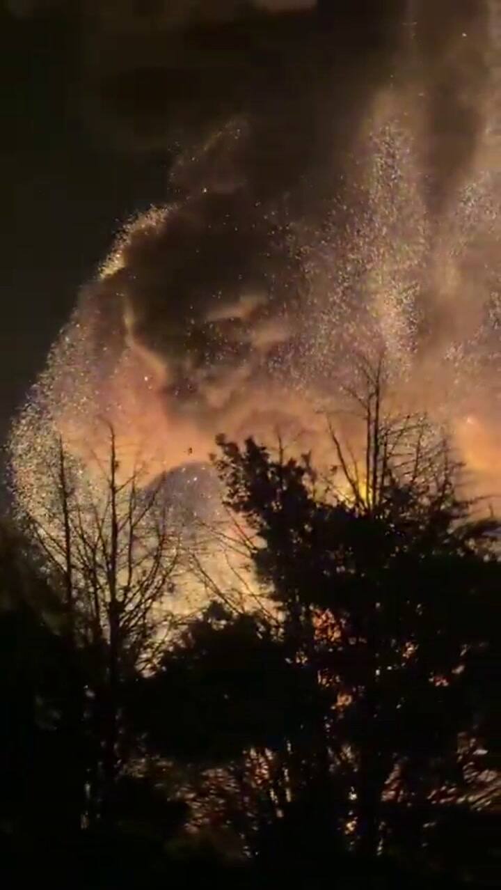 Impactante explosión en Ezeiza