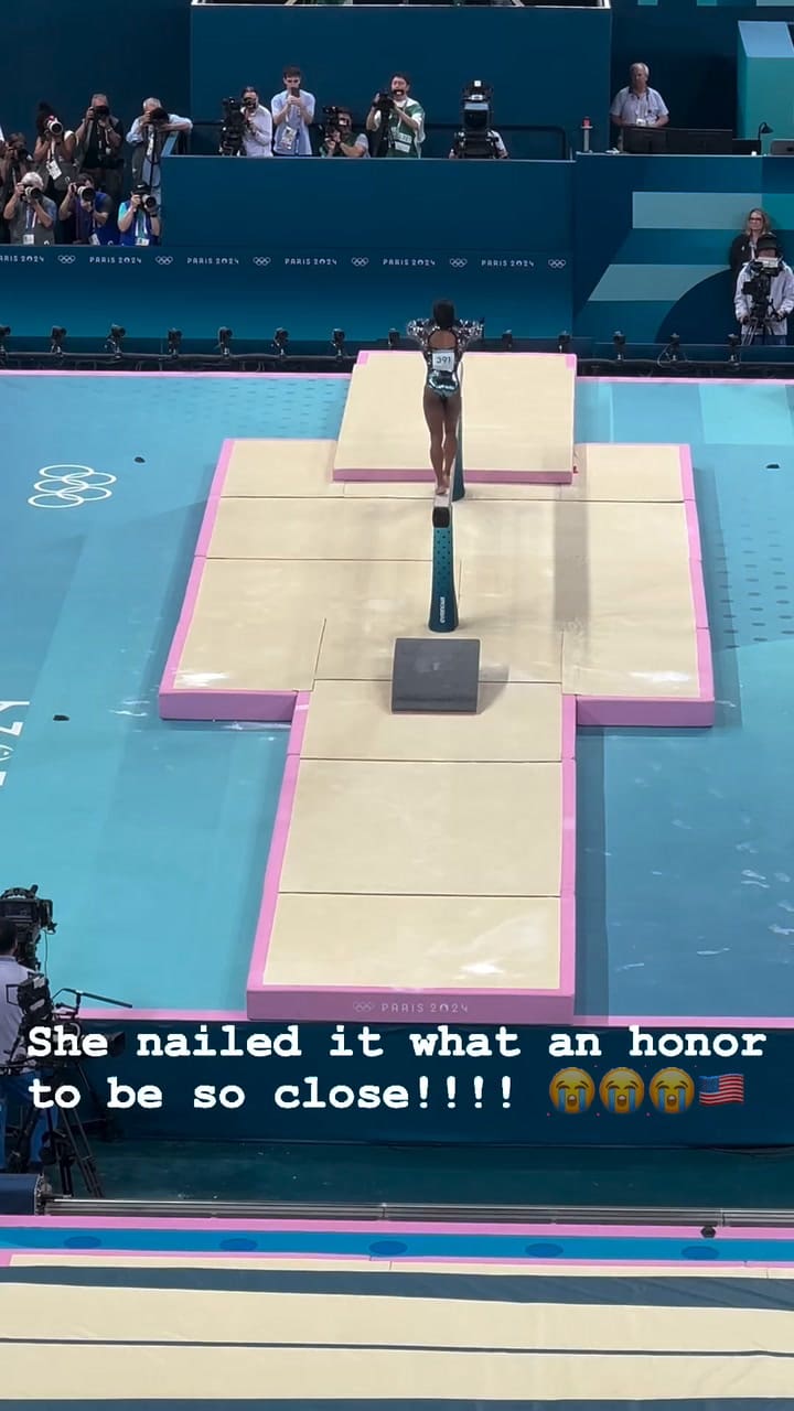 Lady Gaga celebró el debut de Simone Biles