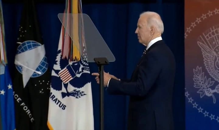 El incómodo episodio que vivió Joe Biden en Fort Worth, Texas