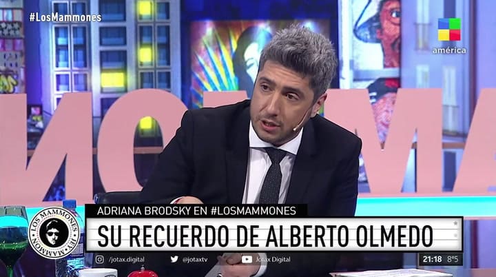 Adriana Brodsky reveló la inquietante confesión que le hizo Alberto Olmedo: “Quedé helada”