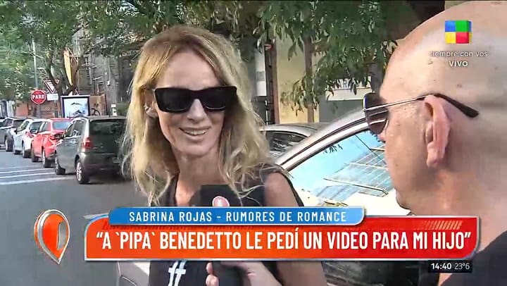 Sabrina Rojas hablo sobre los rumores que la vinculan a Dario Benedetto