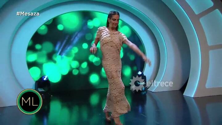 Juana Viale sorprendió con un vestido completamente transparente: “Se siente lindo en el cuerpo”