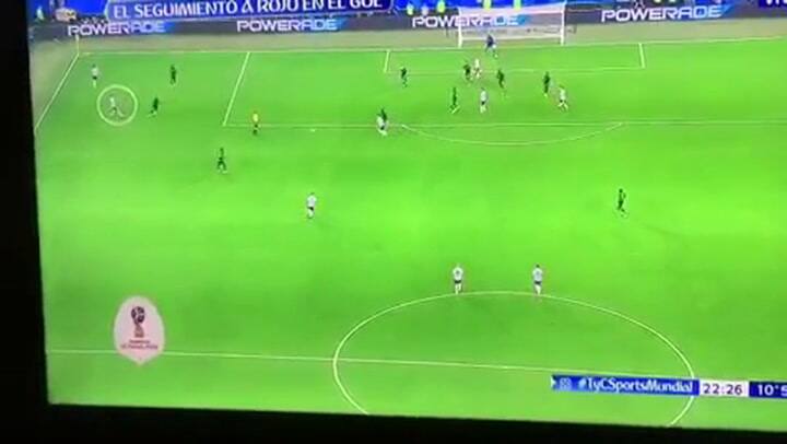 El seguimiento a Rojo en el gol - Fuente: Twitter