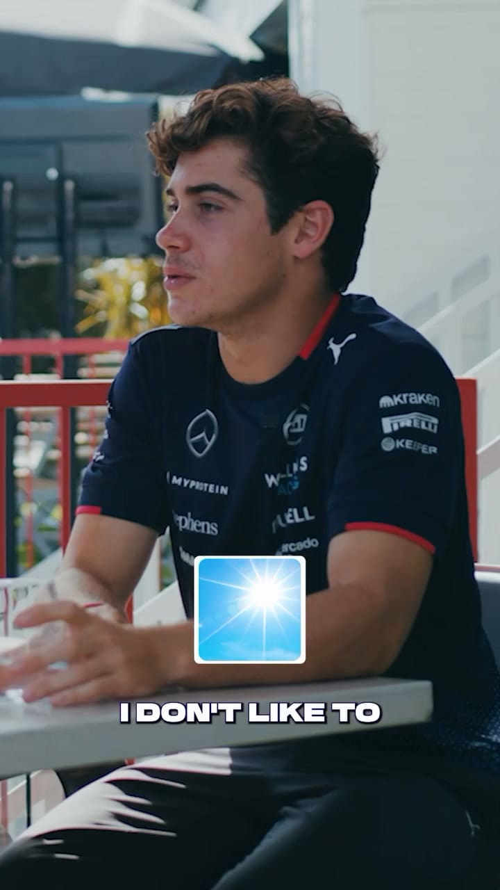 El divertido video de Franco Colapinto y Alex Albon