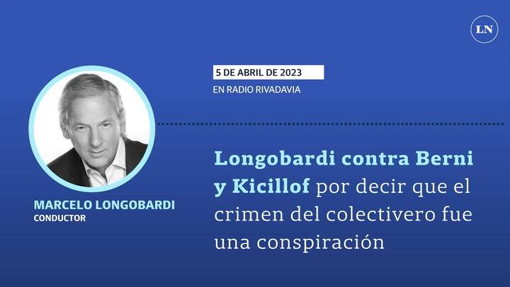 Longobardi, contra Berni y Kicillof por decir que el crimen del colectivero fue una una conspiración